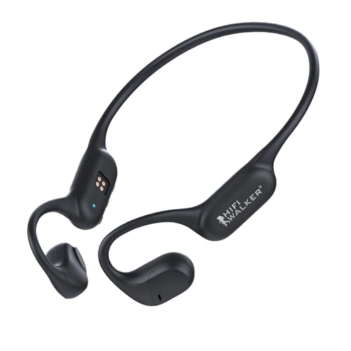 HIFI WALKER Auriculares Oreja Abierta Bluetooth 5.4 con MP3 de 32GB, Auriculares Deportivos Conducción de Aire, 15h Reproducción, IPX5 Resistente al Agua, para Correr, Gimnasio