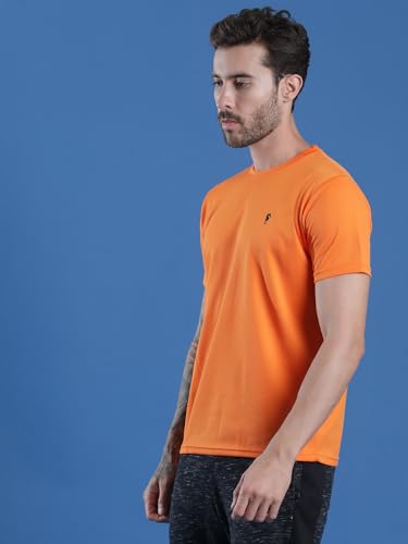Image of EPPE Men's Round Collar T-Shirt | Regular & Dry Fit Summer Stylish Casual Tee | Polyester Half Sleeve T-Shirts for Men.