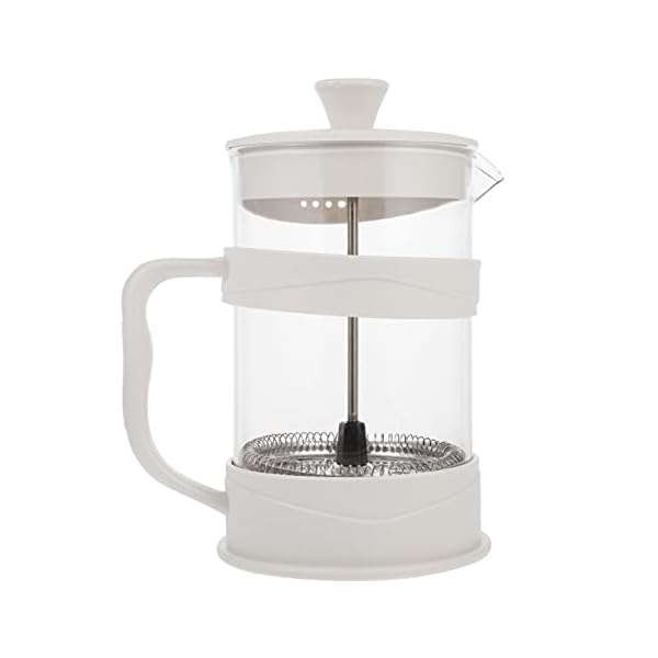 Cabilock 350ml Glass Coffee Making Pot Teapot with Infuser Tea Maker Loose Tea Leaf Tea Pot Coffee Water Small Kettle Filter Set Warmer Teakettle for Home Office