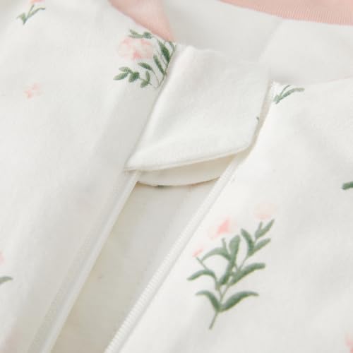 Image of Duomiaomiao 3.5 TOG Baby Sleep Sack 100% Cotton Winter Long Sleeve Baby Wearable Blanket, Super Warm Quilted Comfy Toddler Sleeping Bag