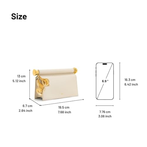 Image of JW PEI Women's Holly Metal Pendant Embellished Clutch