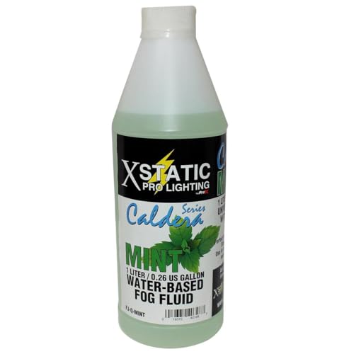 FJ-Q-MINT Caldera Series Mint Scented Water-Based Fog Juice, 1 Liter miniatura 4