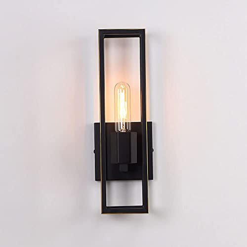 Aplique industrial Lámpara de pared de hierro forjado Luz Dormitorios interiores Sala de estar Iluminación de montaje en pared de lujo Accesorio de pared antioxidante E26/E27 Aplique de pared para