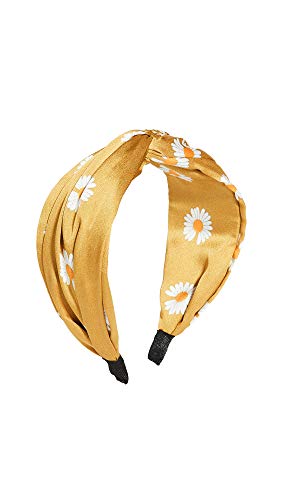 SHASHI Women's Marguerite Headband, Marigold, Yellow, One Size SHASHI Women's Marguerite Headband, Marigold, Yellow, One Size