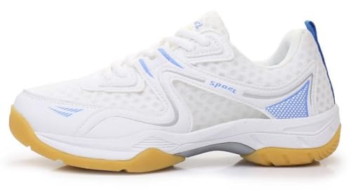 FUNCOS Women's Wide Pickleball Court Sneakers Mesh Breathable Volleyball Badminton Athletic Shoes2