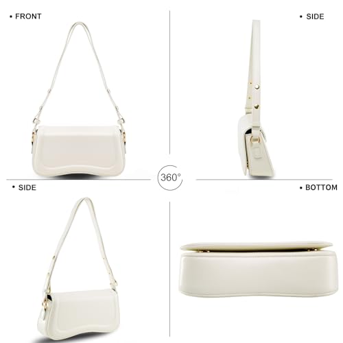 Image of Small Shoulder Bag for women,Crossbody Purses,Leather Tote Handbag Clutch Hobo Purse,with Zipper Closure for Women