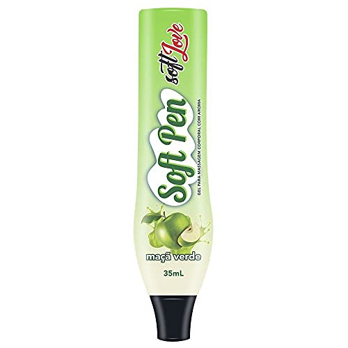 Caneta Comestivel Soft Pen Maça Verde 35ml Soft Love
