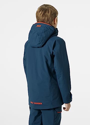 Image of Helly-Hansen Junior Traverse Jacket - Waterproof, Breathable, Unisex Design, Ideal for Outdoor Adventures