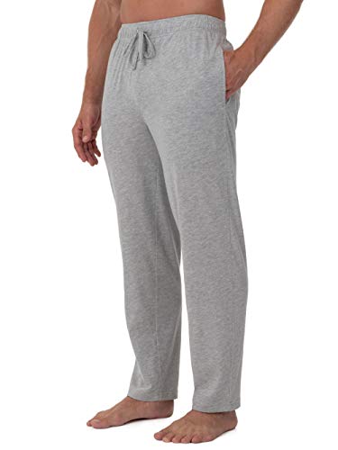 Fruit of the Loom Men's Jersey Knit Pyjama Bottoms, Extended Sizes, 1 & 2 Packs Extended Sizes Jersey Knit Sleep Pants