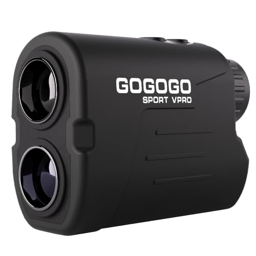 Gogogo Sport Vpro Laser Golf/Hunting Rangefinder, 6X Magnification...