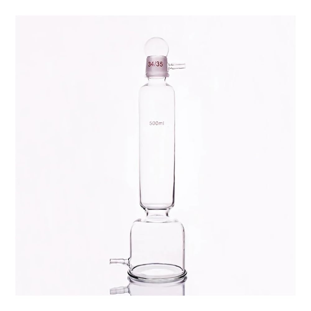 Vetreria da laboratorio Con capacità di vetro 250 ml/500 ml, giunto 34/35, dispositivo in vetro borosilicato ad alto tenore di carbonio(250mL)