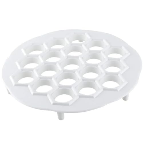 19-Hole Dumpling & Pasta Press – Dual-Mode Patty Mold for Ravioli, Stainless Steel Dough Press with Ergonomic Handle