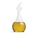 Eleton's Planet Pyriform 30oz Glass Olive Oil Dispenser Bottle, Oil & Vinegar Cruet with Pourers and NO Funnel Needed -Olive Oil Carafe Decanter for Kitchen