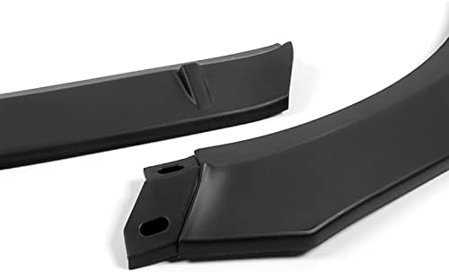 3PCS Front Bumper Lip Kit fit for Compatible with 2021-2023 Toyota Camry, STP-Style Splitter Trim Protection Spoiler, Air-Dam-Chin-Diffuser (Unpainted Matt Black)
