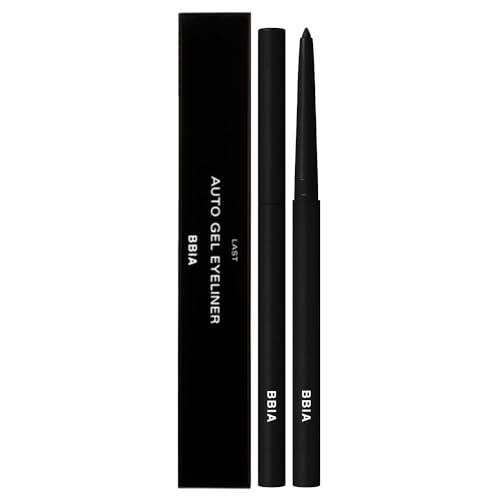 BBIA Last Auto Gel Eyeliner 23 Color – Multi-Use Longwear & Waterproof Mechanical Eye Liner Easy Drawing with Smooth Texture Smudge-Resistant Shadow & Glitter Vegan Korea Eye Makeup (01 NOIR)
