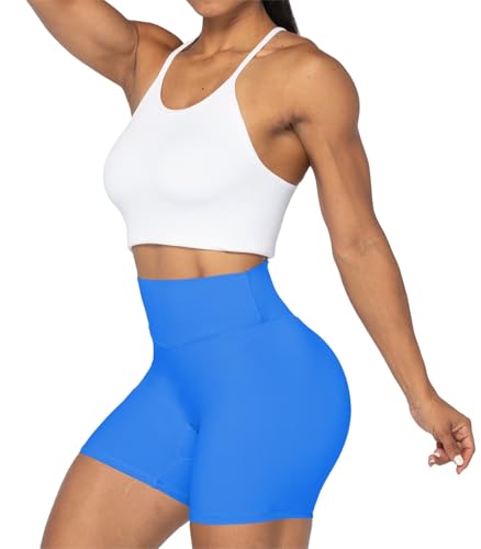 Image of Sunzel Women's Biker Shorts in High Waist Tummy Control with Deep Pockets | 3, 5 Or 8-Inch Inseam, High Waisted, No Front Seam, Side Pockets, Buttery Soft, Compression Fit, Squat Proof, Tummy Control