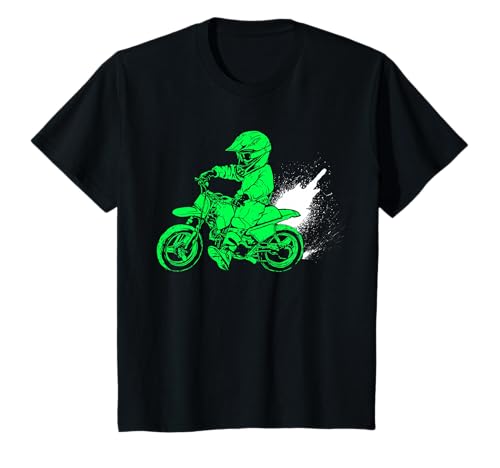 Kids Funny Youth Dirt Bike Boys Shirts Dirtbike...