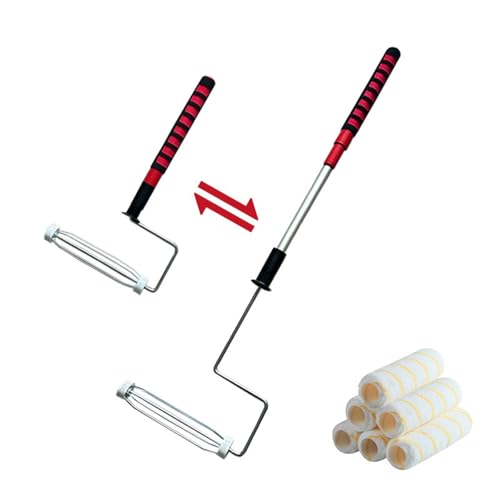 Marco de rodillo de pintura de 9 pulgadas ajustable para pared 7