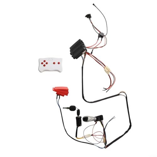 Kit de modification de voiture électrique pour enfants avec câblage complet et télécommande (RX23 12V C)