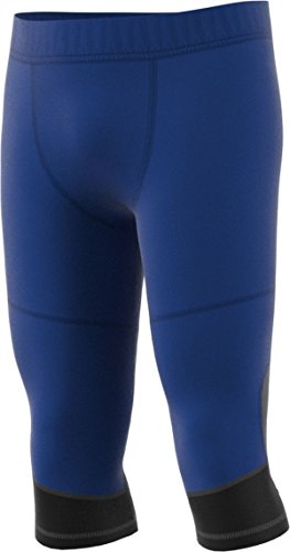 Collant de basketball homme adidas 3/4 bleu royal en taille L