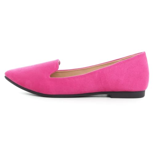 Image of Dear Time Women's Classic Ballets Pointy Toe Flats Comfortable Dress Flats Office Work Shoes