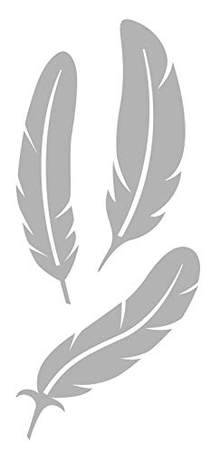 Artemio Dies Plumes - 3 Matrices de Découpe, Autre, Argent, 8 x 1 x 22 cm