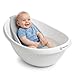 BabybeFun Baby Badewanne mit Badewanneneinsatz f&uuml;r Neugeborene [Testsieger] Rutschfeste Babybadewanne f&uuml;r Babys und Kleinkinder [0-12 Monate] Babywanne f&uuml;r Dusche Badewanne Wei&szlig;
