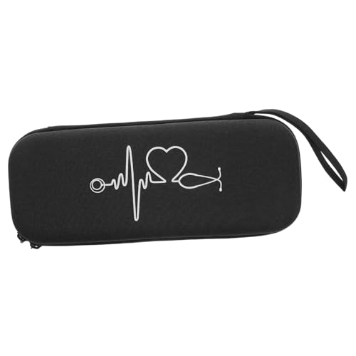 Amosfun Estuche Rígido para Estetoscopio Fetal Portátil Resistente Golpes y Arañazos Bolsa de EVA para Auscultadores Color Negro Compatible Mayoría de Amosfun Estuche Rígido para Estetoscopio Fetal Portátil Resistente Golpes y Arañazos Bolsa de EVA para Auscultadores Color Negro Compatible Mayoría de