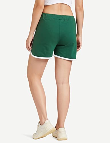 Image of Amazon Brand - Symbol Women's Cotton Blend Regular Fit Lounge Shorts (Pack of 2)