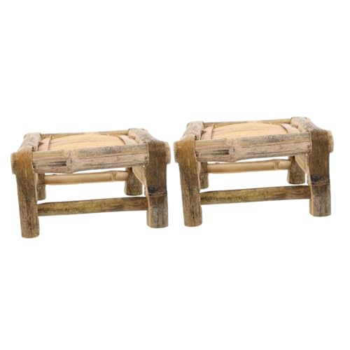 PRETYZOOM 2pcs Stool Short Step Stool Step Stool for Adults Kitchen Stool Shoe Changing Stool Mini Step Stool Shoes Changing Stool Stool Foot Stool