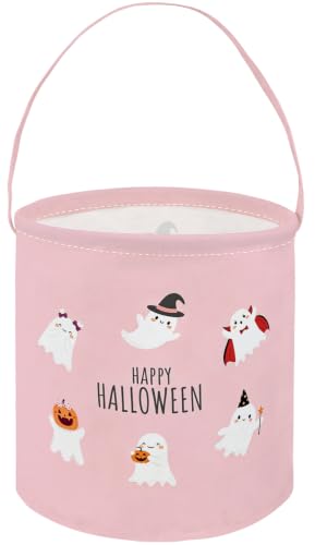 Image of ESSME Halloween Basket, Ghost Baskets,Gifts Bins,Book Bins Empty.(Happy Halloween)