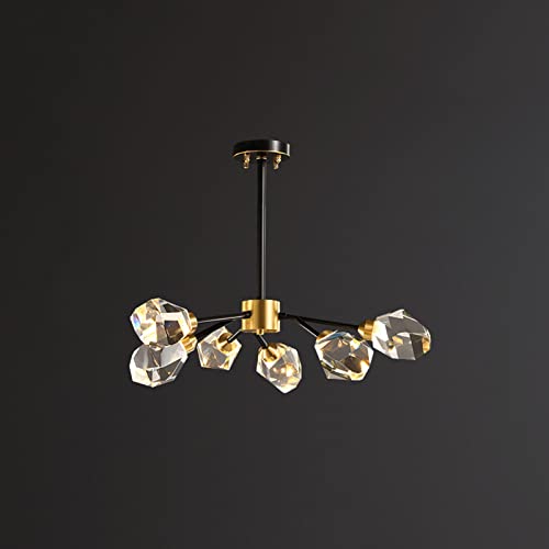 Lampe à suspension en cuivre pour salon de luxe léger et moderne