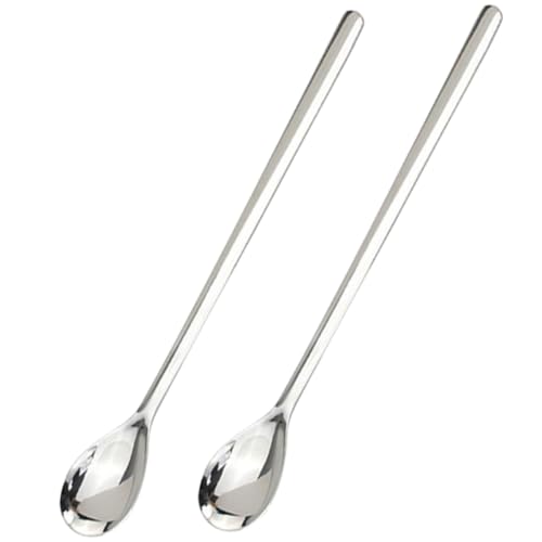 CIYODO Honey Stirring Spoon Set 2 Piece Stainless Steel Spoons for Tea Coffee