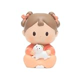 Folpus Mini Estatua de niña Linda/Adorno Artesanal de Escritorio/Figura en Miniatura muñeca decoración del hogar, Estilo b