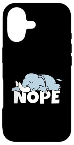 �u�ӂ��҂̃]�E�v�u����A�����͂��߂񂾁v�u�̂�т艮�v�u�ӑāv Lazy Elephant Nope Not Today �X�}�z�P�[�X iPhone 17 �p