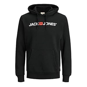 JACK & JONES Heren-hoodie logo