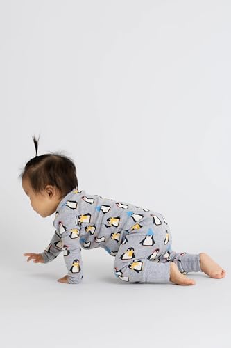 Image of MONICA + ANDY One Piece Baby Pajamas, 100% Organic Baby Clothes for Girls and Boys, Sizes For Newborn and Infant