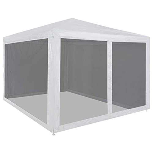 vidaXL Tenda Pieghevole per Feste 4 Pareti Laterali in Rete Tendone Gazebo