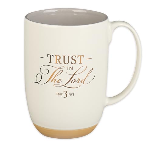 Taza de cerámica blanca con base de arcilla 15 oz miniatura 1