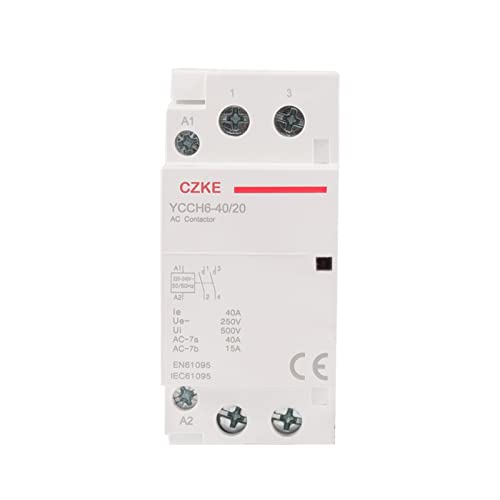 Contacteur modulaire AC EZZON YCCH6 2P 25A pour rail DIN - 3