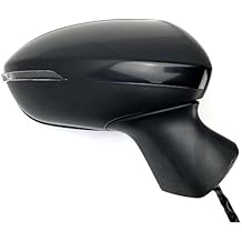 Side Mirror Fits BSM Power Heated w/Blinker Passenger Black