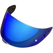 Motorcycle Helmet Visor for FF352,FF351,FF369,FF384,FF802,MHR-15 5-Tooth Ratchet Helmet Visor Shield for Full Face Motorcycle Uv Protection Deep Blue