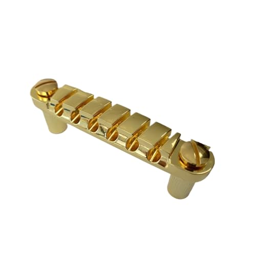 Pont de guitare électrique 6 cordes gold aux finitions haut de gamme pour lutherie