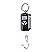 Lwenwen Store Nowy 150 kg 200 kg 300 kg 500 kg LCD Cyfrowa skala bagażu Heavy Duty Hook Wagi Przenośna cyfrowa stal nierdzewna (Color : 200kg Black)