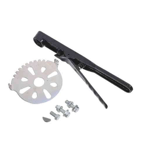 Manija de válvula de disco de 4" dn100 en hierro fundido con palanca manual 2