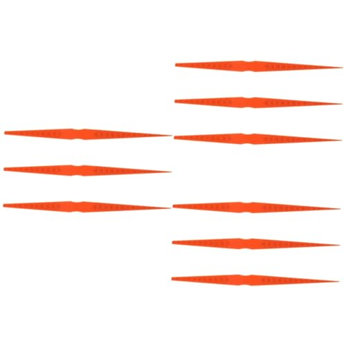 BELLIFFY 3sets Valve Thickness Measuring Tool Taper Gauge Automotive Gauge Tool Precision Feeler for Inspection and Measurement 3pcs*3