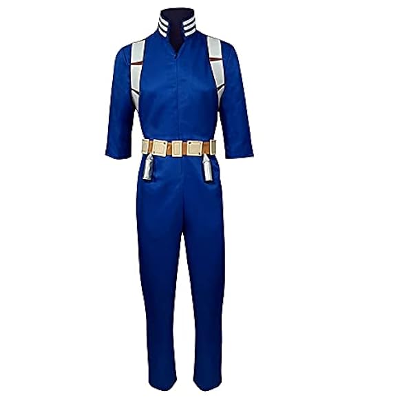 Zhongkaihua MHA Cosplay Kostuum Uniform MHA Manga Todoroki Shouto Cosplay Blauw Kostuum Pak Outfit Halloween Carnaval