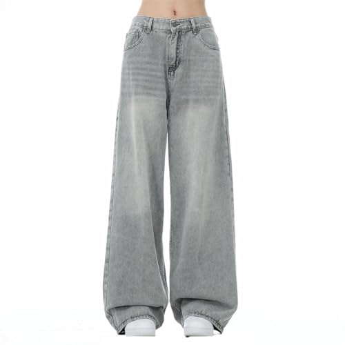 Men’s Y2K Vintage Baggy Jeans, Grunge Aesthetic Skater, Streetwear Relaxed Fit Denim Trousers