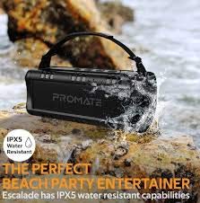Promate Escalade 40 W, Wytrzymały, Wodoszczelny, Bezprzewodowy Głośnik Bluetooth IPX5, Idealny w Podróży