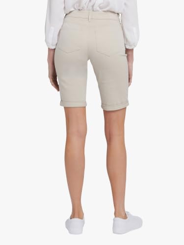 Best Denim Bermuda Shorts for Women Over 50: Finally, Confidence-Building Styles That Actually Address Your Concerns 4 NYDJ Womens's Briella Roll Cuff Long Slimming Denim Shorts, Feather, 6